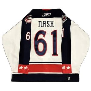 Columbus Blue Jackets Rick Nash Reebok 6100 Size 52